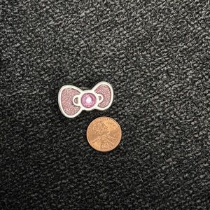Crocs Jibbitz Hello Kitty Pink Glitter Bow